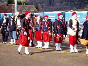 Comm�moration 1 f�vrier 1871, l'arm�e du G�n�ral Bourbaki entre aux Verri�res