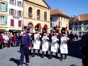 D�fil� des Milices Vaudoises, Yverdon-les-Bains