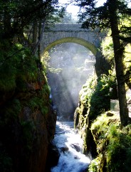 Le Pont d'Espagne, parc national des Pyr�n�es sur la commune de Cauterets