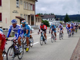 Passage du Tour de France 2009 � L'Auberson, �tape Pontarlier-Verbier